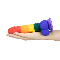 Dildo Realist Rainbow Silicon-thumb-3