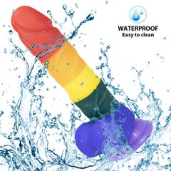 Dildo Realist Rainbow Silicon-thumb-13