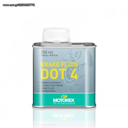 Υγρά φρένων DOT 4 Motorex 250ml