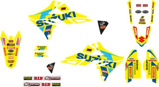 BLACKBIRD RACING Αυτοκόλλητα σετ με κάλυμμα σέλας "Replica Team KSRT 2022" SUZUKI	RM-Z 450 2018-2022 RM-Z 250 2019-2022