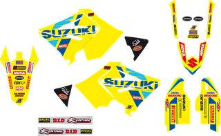 BLACKBIRD RACING Αυτοκόλλητα σετ με κάλυμμα σέλας "Replica Team KSRT 2022" SUZUKI	RM 125-250 2001-2008