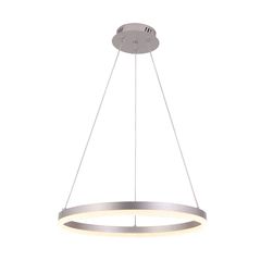 Φωτιστικό Κρεμαστό 51cm Ασημί LED 3CCT 3000-6000K Dimmer Night Mode Sun Light D88059/1-SLV