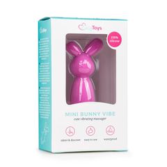 Δονητής Σιλικόνης Mini Bunny Vibrator (Μωβ) - EasyToys-thumb-1