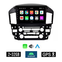KIROSIWA 2+32GB LEXUS RX 300 (1998 - 2003) Android οθόνη αυτοκίνητου 2GB με GPS WI-FI (ηχοσύστημα αφής 9" ιντσών OEM Youtube Playstore MP3 USB Radio Bluetooth Mirrorlink εργοστασιακή, 4x60W, AUX) KL-8
