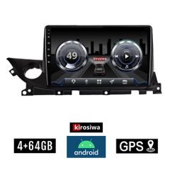 KIROSIWA 4+64GB MAZDA 6 (μετά το 2021) Android οθόνη αυτοκίνητου 4GB με GPS WI-FI (ηχοσύστημα αφής 9" ιντσών OEM Youtube Playstore MP3 USB Radio Bluetooth Mirrorlink DSP 4x60W Apple Carplay Android Au