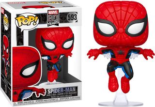 Funko Pop! Marvel: 80 Years - First Appearance Spider-Man #593 Bobble-Head Vinyl Figure