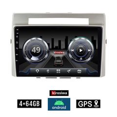 KIROSIWA 4+64GB TOYOTA VERSO (2004 - 2009) Android οθόνη αυτοκίνητου 4GB με GPS WI-FI (ηχοσύστημα αφής 9" ιντσών OEM Youtube Playstore MP3 USB Radio Bluetooth Mirrorlink  DSP 4x60W Apple Carplay