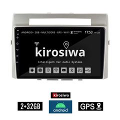 KIROSIWA 2+32GB TOYOTA VERSO (2004 - 2009) Android οθόνη αυτοκίνητου 2GB με GPS WI-FI (ηχοσύστημα αφής 9" ιντσών OEM Youtube Playstore MP3 USB Radio Bluetooth Mirrorlink εργοστασιακή, 4x60W, AUX)