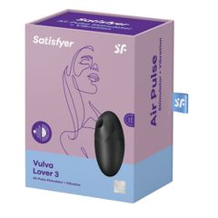 Δονητής Satisfyer Vulva Lover 3 ΜΑΥΡΟ-thumb-3