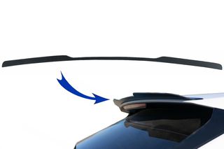 ΑΕΡΟΤΟΜΗ Add-On Roof Spoiler Cap Audi Q8 SUV (2018-up) Sport Design Piano Black