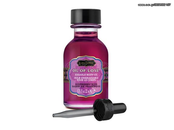 KAMASUTRA KISSABLE OIL OF LOVE FOREPLAYS RASPBERRY 22 ML