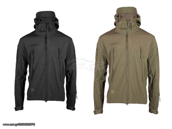 Αδιάβροχο Τζάκετ Softshell Μαύρο της MRK (Σε 2 Χρώματα) 