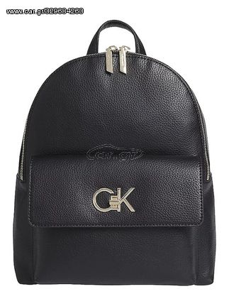 Calvin Klein K60K609428, Backpack/Ωμοπλάτης, Δερματίνη, Μαύρο