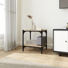 Έπιπλο Τηλεόρασης Sonoma Δρυς 40x33x41 εκ. Επεξ. Ξύλο & Ατσάλι 819303