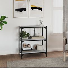 Βιβλιοθήκη Γκρι Sonoma 60 x 33 x 70,5 εκ. Επεξ. Ξύλο & Ατσάλι 819325