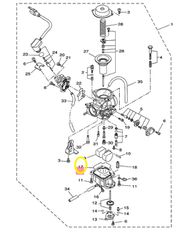 O-ring Ποτηράκι Καρμπυρατέρ Yamaha YP.250 (5GM) 2000-2001 4KL143840000