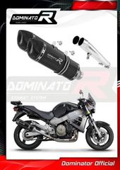 Εξατμίσεις Διπλά Τελικά Dominator HP1 Black S.Steel/Carbon End Honda CB 1100 X11 Με Σιγαστήρες