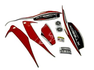 ΣΕΤ ΑΥΤΟΚΟΛΛΗΤΑ FAIRING YAMAHA XT660X MOTARD 2007-2016 ΚΟΚΚΙΝΟ-ΜΑΥΡΟ-ΛΕΥΚΟ