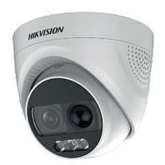 Κάμερα ασφαλείας έγχρωμη 1080p 2.8mm IR 20m Dome OUT με MIC & PIR HIKVISION DS-2CE72DF3T-PIRXOS 2.8