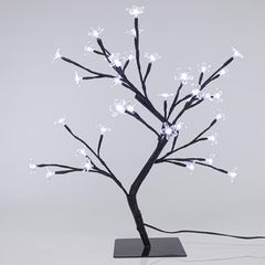 Διακοσμητικό δεντράκι κερασιά με 36 Led λουλούδια σιλικόνης λευκό φως εξωτερικού χώρου IP44