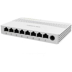 Ethernet Switch plug & play 8x10/100/1000 16 Gbps backplane με τροφοδοτικό 9 VDC 0.6A HIKVISION DS-3