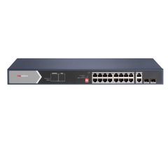 Ethernet Switch 20 θυρών 4xHiPoE 12xPoE 2xUPLINK & 2xSFP 225W max HIKVISION DS-3E0520HP-E