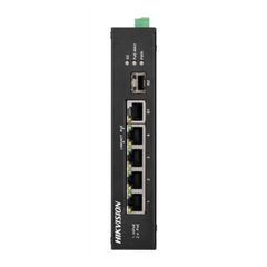 Extended temperature PoE Ethernet Switches ράγας 6 θυρών HIKVISION DS-3T0306HP-E/HS