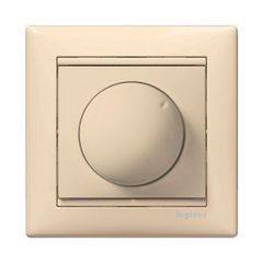 Ρυθμιστής περιστροφικός 400W για λάμπες 230V κρεμ Legrand Valena Classic