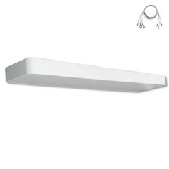 Led panel φωτιστικό λευκό επίτοιχο & κρεμαστό 30x120cm 60W 4000k ενδιάμεσο φως 5800lm