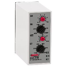 Τριφασικός επιτηρητής τάσης RV8-419 11Pin με άνω & κάτω όριο ρύθμισης χρόνο πτώσης & επαναφοράς