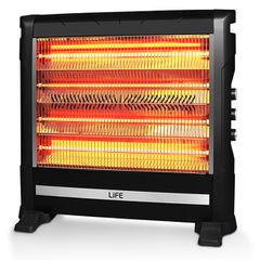 Ηλεκτρική θερμάστρα χαλαζία LIFE VESTA 2800W με ανεμιστήρα και υγραντήρα