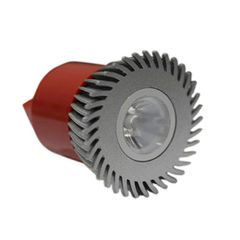 Λάμπα led ισχύος MR16 GU5.3 3W 230V κόκκινο φως δέσμης 30° από αλουμίνιο