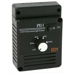 Ρυθμιστής φωτισμού - DIMMER PD-1 μαύρο 230V 1KW επαγωγικών/ωμικών φορτίων με SOFT START