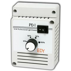 Ρυθμιστής φωτισμού - DIMMER PD-1 λευκό 230V 1KW επαγωγικών/ωμικών φορτίων με SOFT START