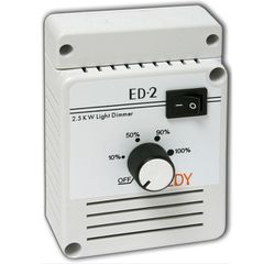 Ρυθμιστής φωτισμού - DIMMER ΕD-2 λευκό 230V 2,5KW ωμικών φορτίων επιτοίχιος
