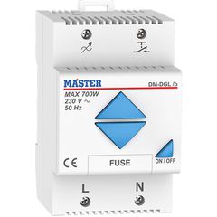 Ρυθμιστής dimmer multi φωτισμού-κινητήρων ράγας με τηλεχειρισμό 1000W MASTER DM-DGL