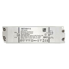 Μετασχηματιστής ηλεκτρονικός με DIMMER αφής 230V-12VAC από 20W έως 105W με προστασία