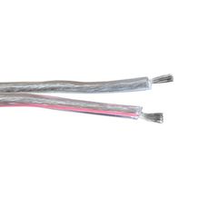 Καλώδιο μεγαφωνικό (ηχείων) διάφανο 2x0.75mm² με μόνωση TCCA