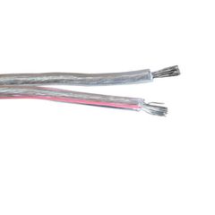Καλώδιο μεγαφωνικό (ηχείων) 2x1.50mm² διάφανο με μόνωση TCCA