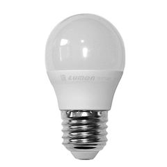 Λάμπα led G45 σφαιρική Ø45mm E27 6W 230V 3000k θερμό λευκό φως 520lm με ματ κάλυμμα Economy