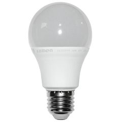 Λάμπα led A60 αχλάδι E27 ισχύος 10W 230V 4000k ενδιάμεσο λευκό φως 1000 lumen λευκό σώμα ματ γυαλί