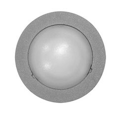 Led φωτιστικό επίτοιχο στρογγυλό Ø91mm γκρι 0.7W 230V ψυχρό φως στεγανό IP54