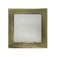 Led φωτιστικό επίτοιχο τετράγωνο 71x71mm αντικέ 0,6W 230V ψυχρό φως στεγανό IP54
