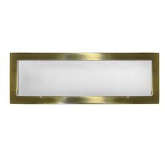 Led φωτιστικό επίτοιχο ορθογώνιο 180x60mm αντικέ 1.3W 230V ψυχρό φως στεγανό IP54