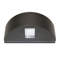 Led φωτιστικό επίτοιχο ημικύκλιο μαύρο 3,3W θερμό φως διπλής κατεύθυνσης 40led 230V στεγανό IP54
