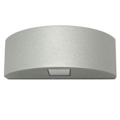 Led φωτιστικό 3,3W επίτοιχο ημικύκλιο γκρι θερμό φως διπλής κατεύθυνσης 40led 230V στεγανό IP54