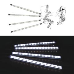 Μπάρα αλουμινίου σετ 4τμχ 1.2w/μπάρα 230V λευκό ψυχρό φως στεγανή IP44 πλήρης με τροφοδοτικά