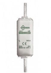 Ασφάλεια μαχαιρωτή NH (BOX) WEBER aM No1c 63A