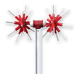 Ελαιοραβδιστικό FLEX 2,8m 12V DC με δυνατότητα λειτουργίας με δυναμό ή μπαταρία ή γεννήτρια 12V