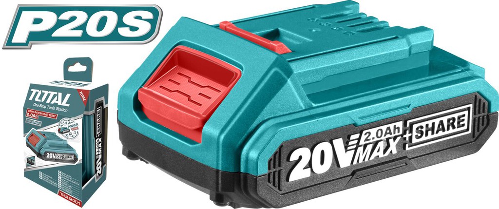Μπαταρία λιθίου TOTAL TFBLI2001 20V 2Ah